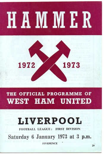 Match programme
